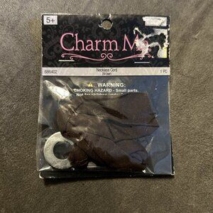 CHARM ME Brown necklace Cord 1pc pkg  686402 Vintage 2010 New Manufactured Seal